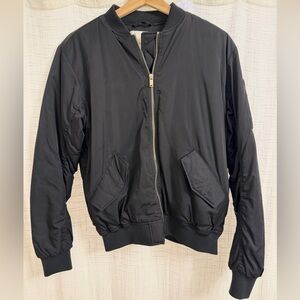 Women’s Black Bomber Jacket